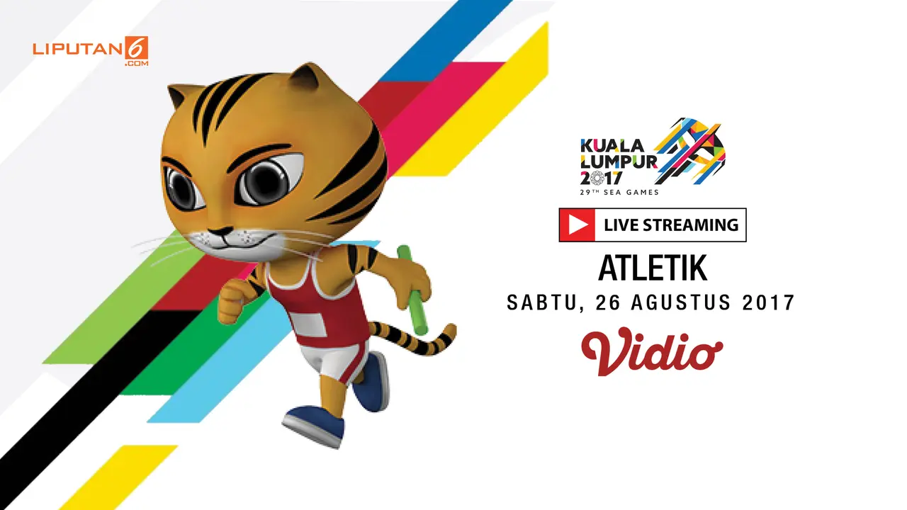 Banner Livestreaming atletik sea games 2017