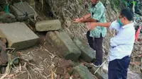 Temuan batu andesit di Jombang (Liputan6.com/Istimewa)