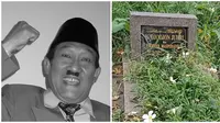 Makam Jojon di TPU Blender tampak tak terurus dan ditumbuhi rumput liar. (Sumber: KapanLagi/YouTube/Rizquna Channel)