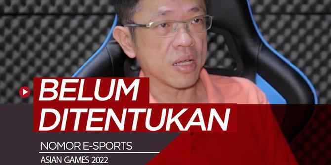 VIDEO: Game-Game E-Sports di Asian Games Belum Ditentukan