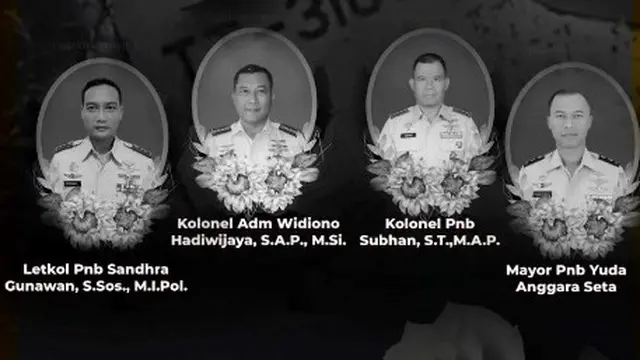 Para korban pesawat Super Tucano jatuh di Pasuruan. (Istimewa)