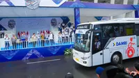 Menteri BUMN Lepas Puluhan Ribu Peserta Mudik ke 200 Kota Tujuan