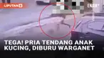 Seorang pria di Cianjur Jawa Barat kini tengah diburu warganet atas aksi kejinya. Pelaku menendang kucing hingga terbang di halaman parkir sebuah minimarket di Jl. Aria Cikondang-Cianjur. Peristiwa terekam CCTV, terjadi pada Selasa (24/12/2024).