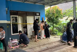 Lokasi penemuan mayat perempuan di Depok. (Liputan6.com/Dicky Agung Prihanto)