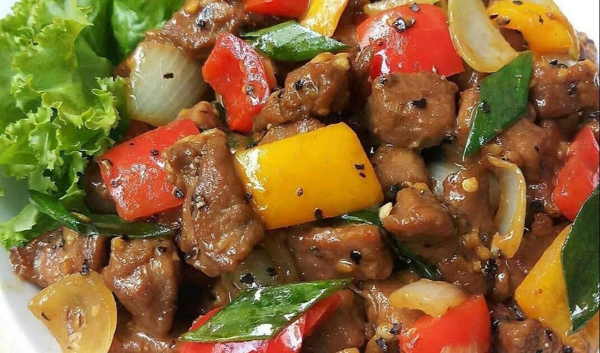 2. Daging Sapi Masak Lada Hitam