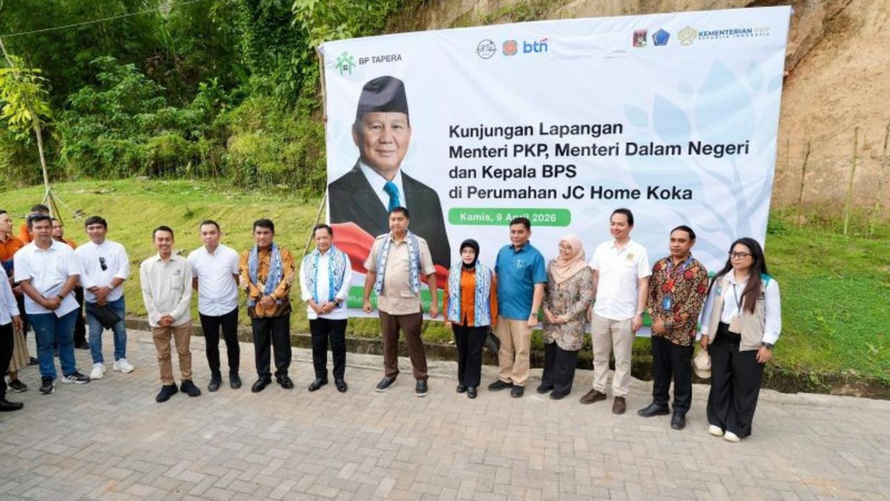 Mendagri dan Menteri PKP Tinjau Progres Program Perumahan Rakyat di Minahasa