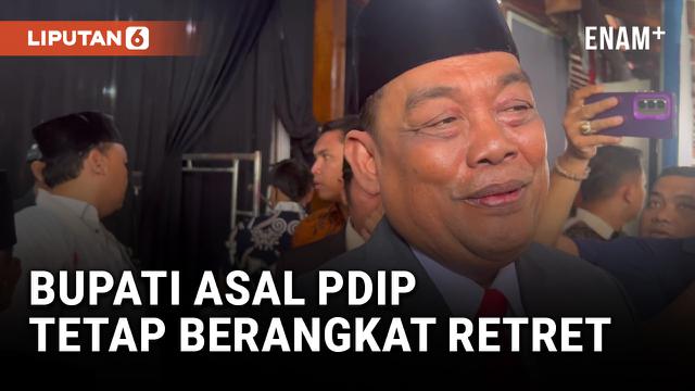 Bupati PDIP Tetap Berangkat Retret ke Magelang