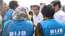 Presiden Joko Widodo (Jokowi) saat tiba di Bandara Internasional Jawa Barat (BIJB) Kertajati, Majalengka, Kamis (24/5). Kedatangan Presiden bersama rombongan dalam rangka kunjungan kerja di Jawa Barat selama dua hari. (Liputan6.com/Pool/Setpres)