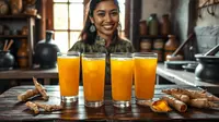 resep jamu kunyit asam ©Ilustrasi dibuat AI