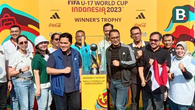 Foto: Trophy Experience Piala Dunia U-17 2023 Hadir di Kota Pahlawan Surabaya