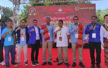 Diantar Ratusan Pendukung dan Koalisi KIM Plus, Melki - Johni Resmi Daftar Pilkada NTT