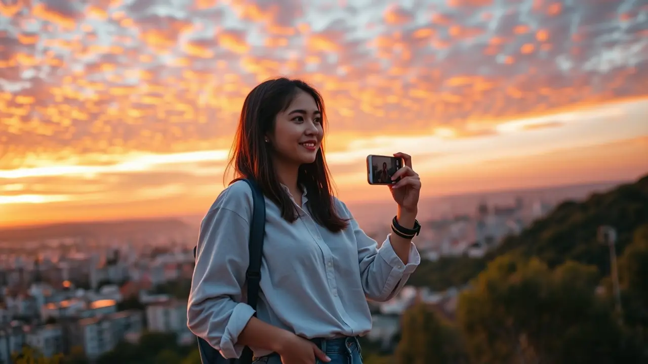 caption sunset keren
