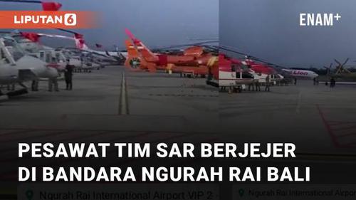VIDEO: Amankan KTT G20 Bali, Pesawat Tim SAR Berjejer di Bandara Ngurah Rai