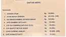 <p>Sajian menu di resto milik Ahmad Dhani, ada nama menu Lidah Goreng Jamilah dan Sate Ayam Estianty (https://twitter.com/rayvieralaxmana/status/1488037260323090432)</p>