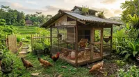7 Ide Kandang Ayam Mini dari Kawat Ram Rak Piring Bekas, Konsep Unik dan Kreatif