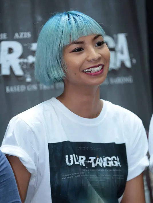 "Saya juga menyadari, saya bukan single lagi, udah punya suami, jadi saya membatasi beradegan romantis dengan lawan jenis," kata Shareefa Daanish di Epicentrum, kawasan Kuningan, Jakarta Selatan, Selasa (7/3). (Deki Prayoga/Bintang.com)