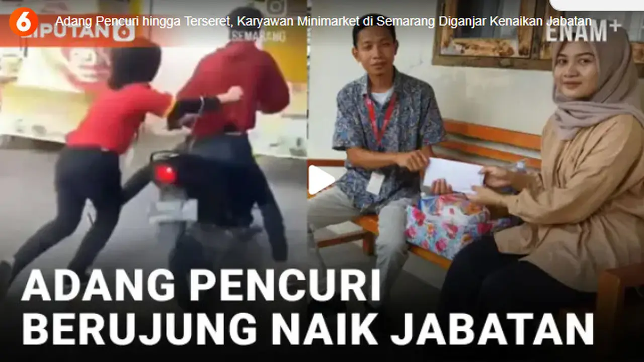 Kasir Minimarket di Semarang Naik Jabatan Setelah Halangi Pencuri