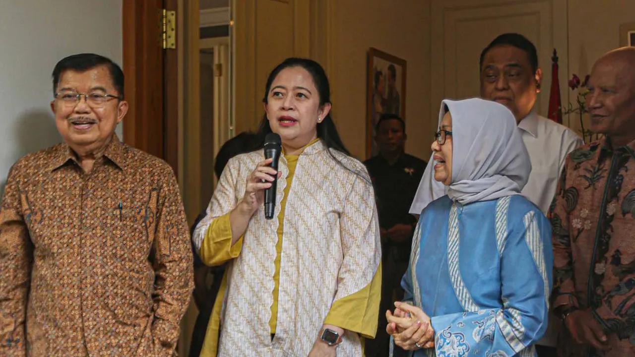 Dalam pertemuannya dengan JK, Puan mengaku dirinya disuguhi hidangan dari Sumatera hingga Sulawesi.