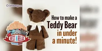 Cara Membuat Boneka Teddy Bear dalam Hitungan Menit