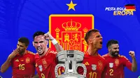 Euro 2024 - Ilustrasi Spanyol Juara Euro 2024 - Alternatif (Bola.com/Adreanus Titus)