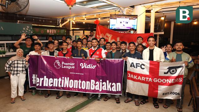 Foto: Bahagianya Fans Arsenal Saat Roaring Night Liga Inggris, The Gunners Gilas Burnley 5 Gol Tanpa Balas