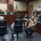 Tiga terdakwa menjalani sidang perdana dalam rangkaian perkara dugaan korupsi dan TPPU di Pengadilan Tipikor Jakarta Pusat. Mereka yakni mantan Jampidsus Febrie Adriansyah, Don Ritto, dan Nurman Herin.(KLY/Budy Santoso)