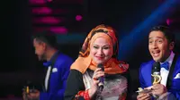 Pada konser Grand Final D'Academy, Camelia Malik mendendangkan lagu yang dipopulerkan sendiri olehnya, Segudang Rindu, Jakarta, Jumat (30/5/2014) (Liputan6.com/Miftahul Hayat).