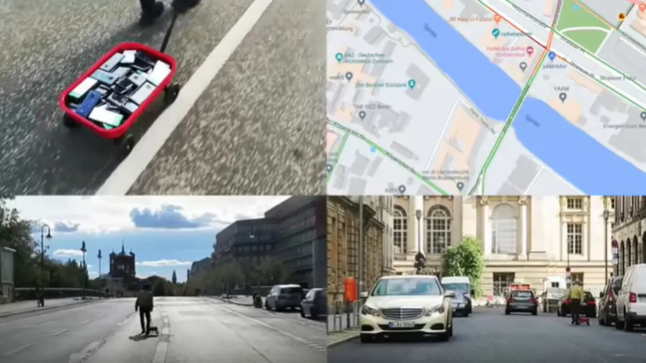 Seniman Ubah Jalan Raya yang Lancar Jadi Macet di Google Maps