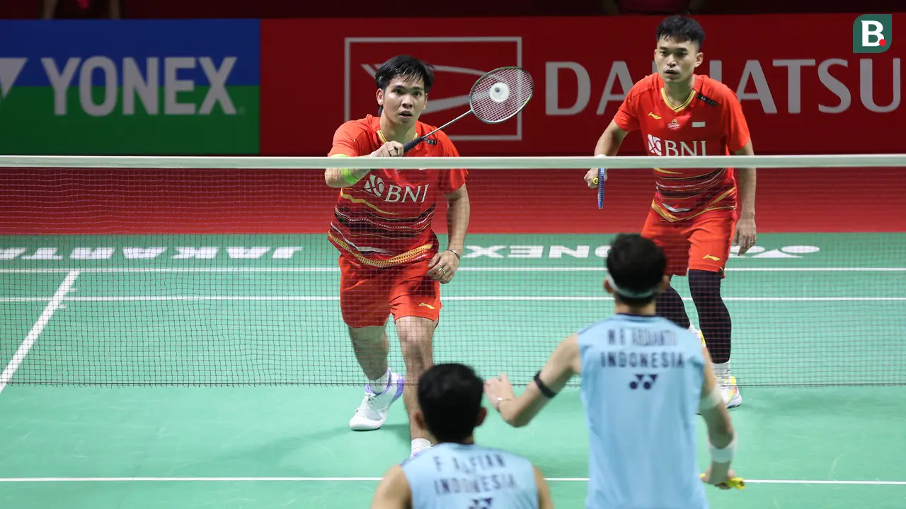 Foto: Bertarung Lebih dari Sejam dalam Perang Saudara, Leo/Daniel Comeback dan Melaju ke Final Indonesia Masters 2024