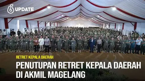 Penutupan Retret Kepala Daerah di Akmil di Magelang