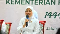 Menteri Ketenagakerjaan, Ida Fauziyah menggelar Silaturahmi dan Halal Bihalal bersama para pegawai Kementerian Ketenagakerjaan pada Rabu (10/5/2023) di Jakarta.