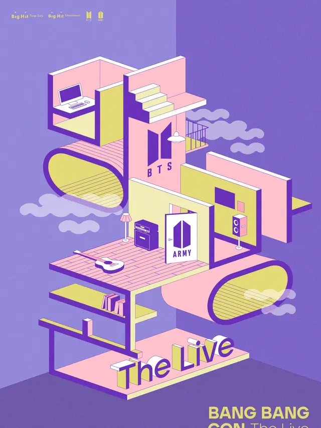 Poster Bang Bang Con The Live. (Big Hit Entertainment via Soompi)