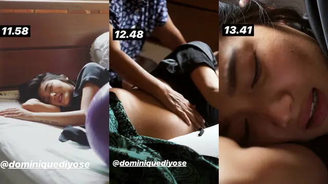 Dominique Diyose Melahirkan