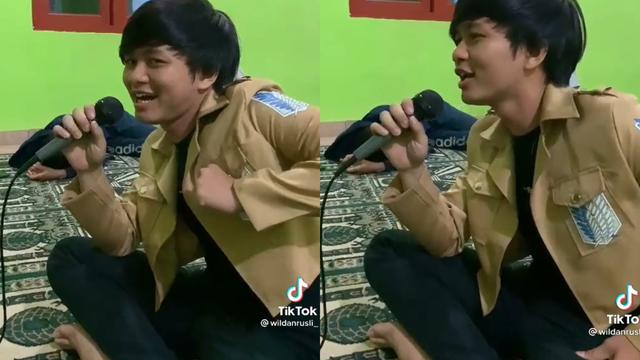 Viral Pemuda Bangunkan Sahur Ala Anime Attack On Titan Citizen6 Liputan6 Com