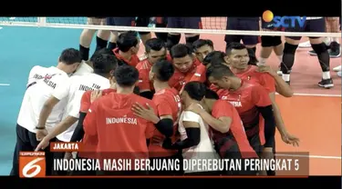 Tim voli putra Indonesia berhenti di babak perempat final usai kalah melawan dari Korea Selatan.