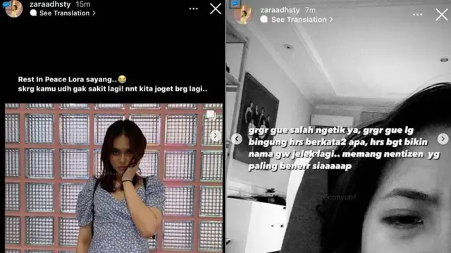 Laura Anna - Adhisty Zara (Foto: Instagram/@komentatorpedas)