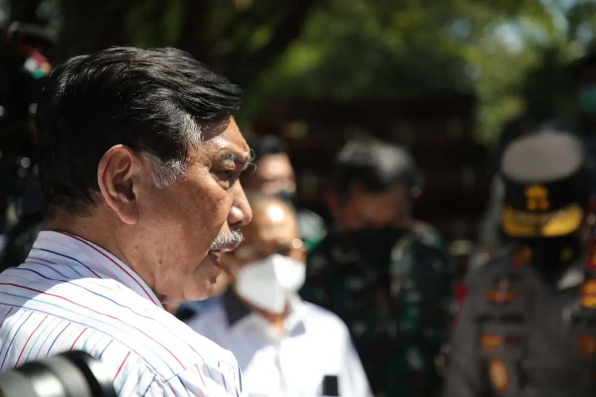 Menteri Koordinator Bidang Kemaritiman dan Investasi Luhut Binsar Pandjaitan melakukan kunjungan ke kawasan Mangrove Tahura dan Garuda Wisnu Kencana. Kunjungan ini untuk melihat persiapan pelaksanaan KTT G20. (Dok Kemenko Marves)
