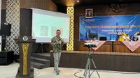 Avia menjadi nas=rasumber di Dinas Lingkungan Jatim (Liputan6.com/ ist)