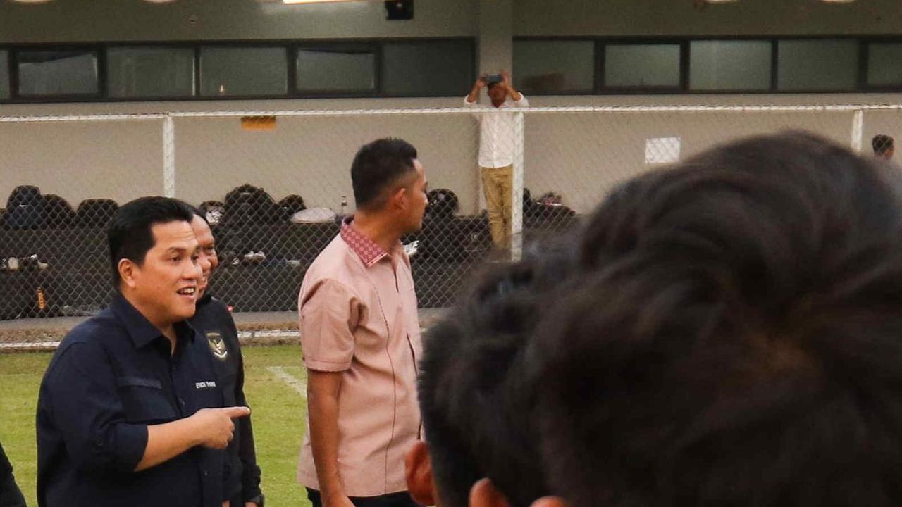 Pada kesempatan itu, Erick Thohir menemui 50 peserta yang lolos seleksi regional 12 kota yang akan mengikuti seleksi nasional pemain Timnas Indonesia U-17 di Jakarta dari tanggal 15-17 Agustus 2023.