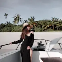 Nikita Willy dengan dress hitamnya. (Instagram/nikitawillyofficial94)