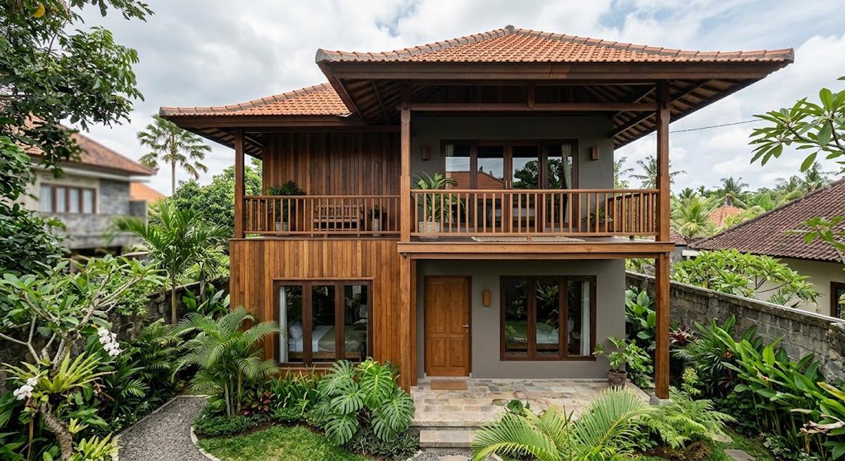 9 Warna Cat untuk Rumah yang Banyak Menggunakan Material Kayu, Fasad Lebih Menawan