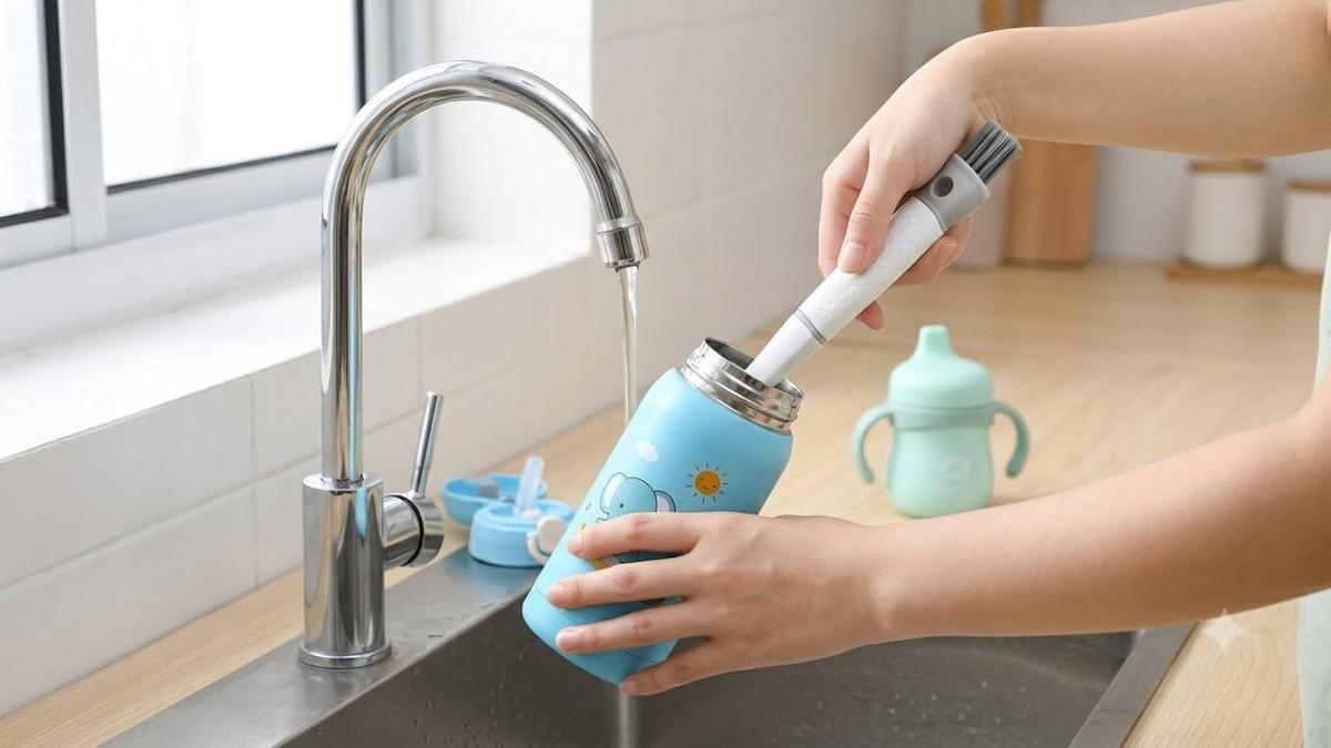 Jangan Asal Pilih! Ini Sikat Pembersih Botol yang Efektif Membersihkan Tumbler Anak dengan Maksimal