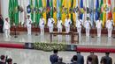 Adapun pelantikan baru diresmikan untuk sembilan Pj Gubenur, sementara satu lagi Pj Gubernur Nusa Tenggara Barat (NTB) Lalu Gita Ariadi diketahui baru akan dilangsungkan pada 19 September 2023. (Liputan6.com/Angga Yuniar)