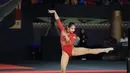 Rifda mencatatkan 9,166 poin dalam pertandingan tersebut. Ia tampil sembari menahan sakitnya cedera di bagian meniskus dan ACL (anterior cruciate ligament) yang dialaminya.  [Foto: Instagram/ rifdairfanaluthfi]