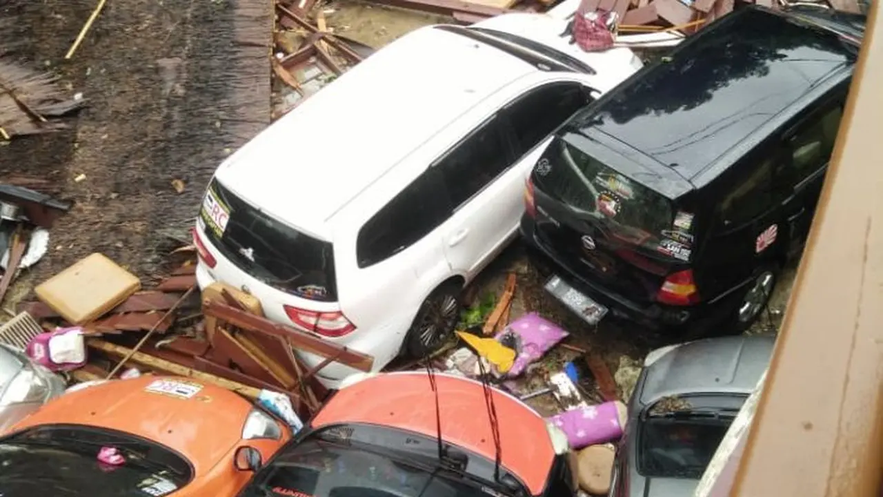 Begini Kondisi Komunitas Grand Livina Pasca Tsunami Anyer (Foto: Ist)