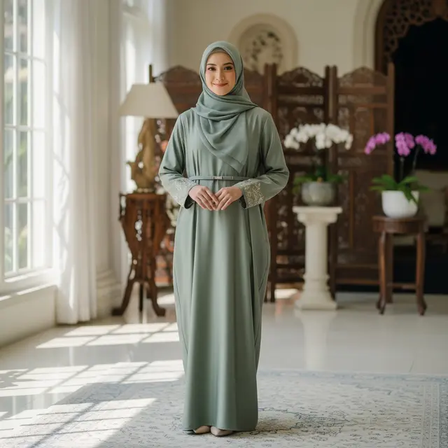 Model Gamis Old Money untuk Lebaran 2026