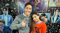 Raffi Ahmad dan Nagita Slavina bertemu Siwon Super Junior di SMTOWN COEX Artium hari ini (28/11/2019). (Sumber: Instagram/@raffinagita1717)