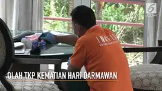 Polisi selesai menggelar olah TKP kematian Hari Darmawan. Hasilnya Hari benar terjatuh di vilanya sendiri sebelum tewas.