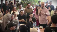 Calon Presiden Ganjar Pranowo di Sulawesi Selatan, Sabtu (25/11/2023). (Foto: Istimewa).