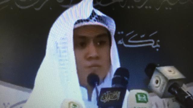 Pemuda Indonesia Ashal Yantu bin Jumri Bakri al-Banjari, yang namanya viral karena disebut sebagai Imam Masjdil Haram. (Istimewa)